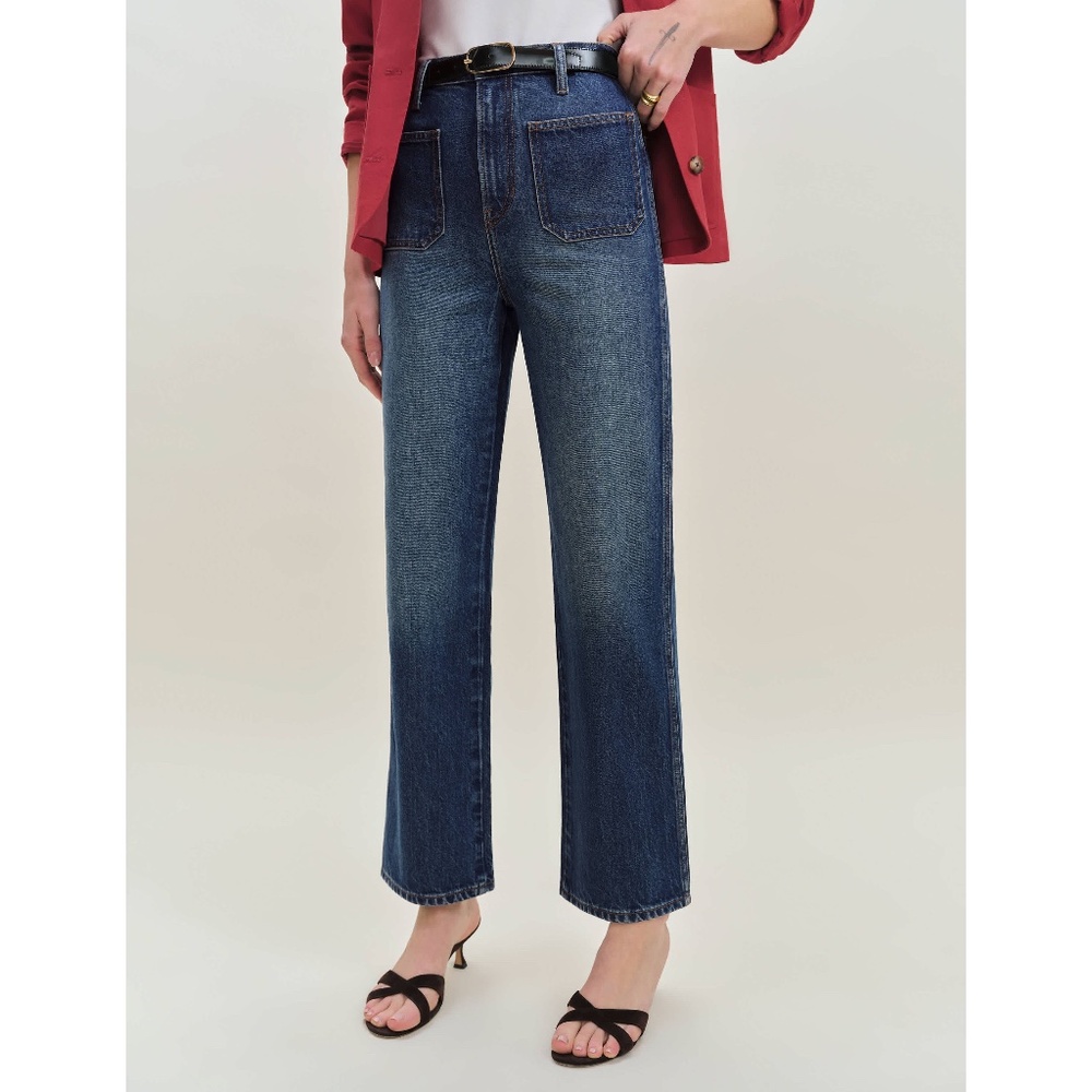 Reformation High Rise Blue Jeans